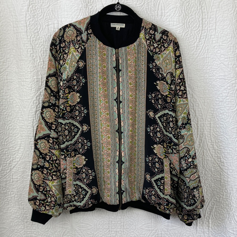 Earthbound Trading Co. Multicolor Patterned Bombe… - image 1